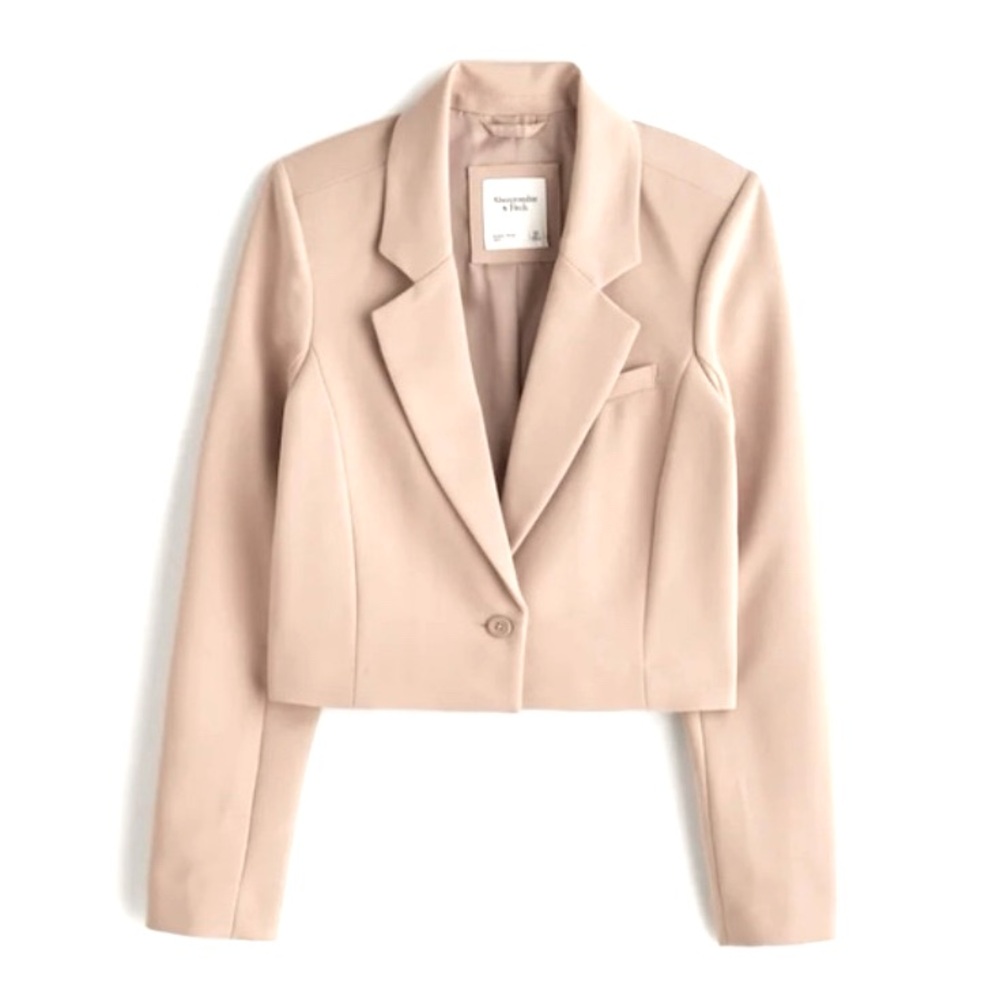 NWT Abercrombie & Fitch Cropped Jacket Sz M